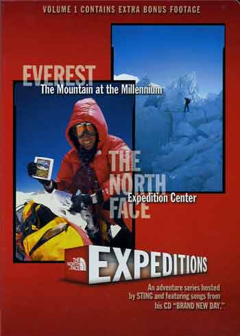 
Pete Athans on Everest summit - Everest: Mountain at the Millenium DVD cover

